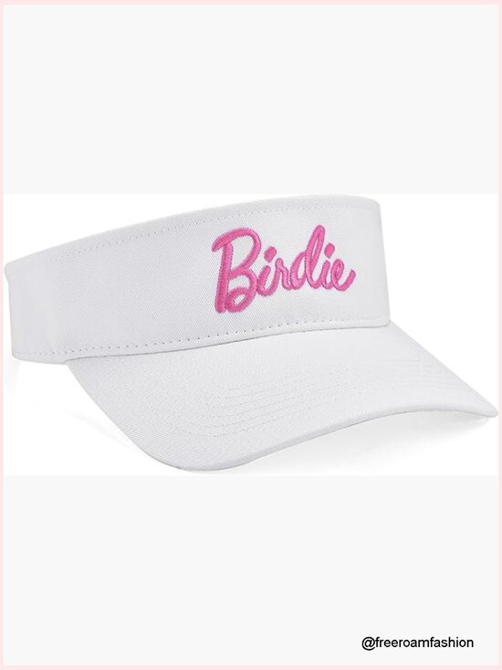 100% Cotton Golf Visor with Sweatband - Adjustable Velcro Closure